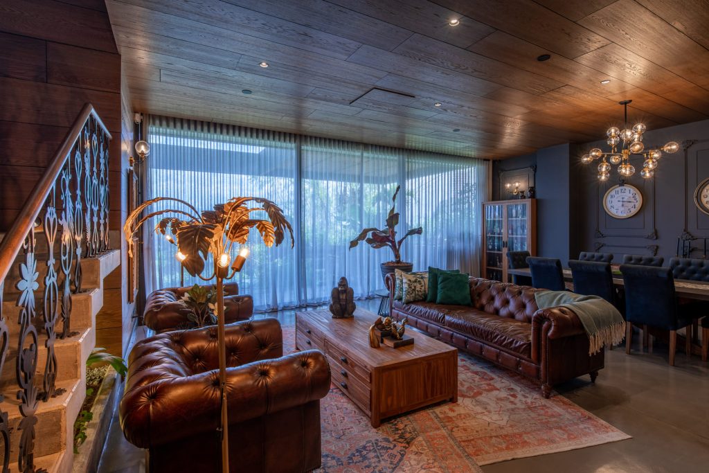 Decoración de cortinas para interiores
